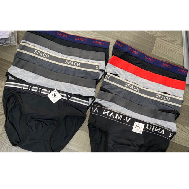 COMBO 10 QUẦN LÓT NAM VẢI THUN THÔNG HƠI, THOÁNG MÁT