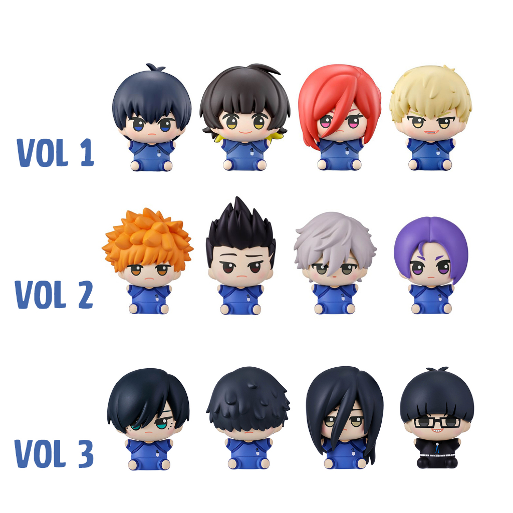 Figure Blue Lock mini chibi ngồi chính hãng - Mô hình Blue Lock Sitting mới