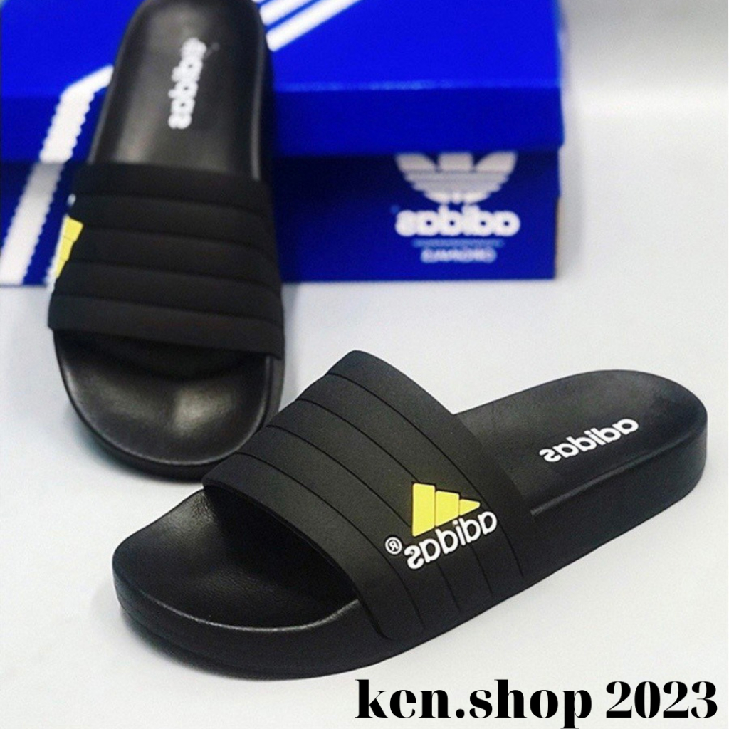 Dép nam, Dép thể thao nam adidas siêu nhẹ phong cách thể thao năng động  chất liệu cao su đê chống trơn  mẫu mới 2023