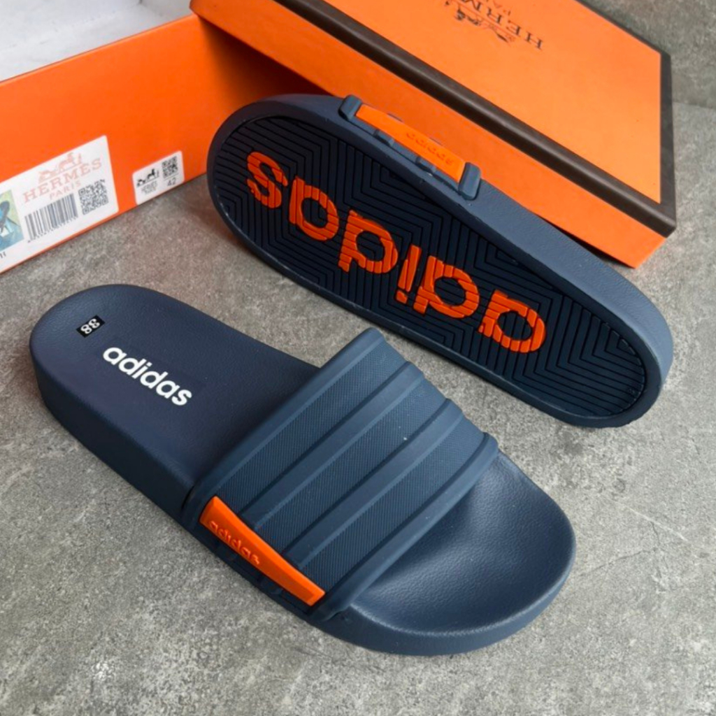 Dép nam adidas ,Dép adidas mẫu mới thiết kế đế cao su đúc đi êm chân form dáng thể thao chống thấm nước mẫu mới 2023