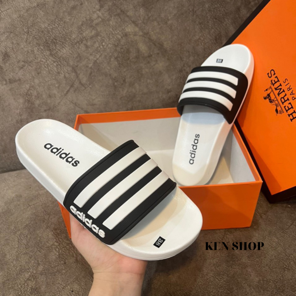Dép nam, Dép thể thao nam adidas siêu nhẹ phong cách thể thao năng động  chất liệu cao su đê chống trơn  mẫu mới 2023