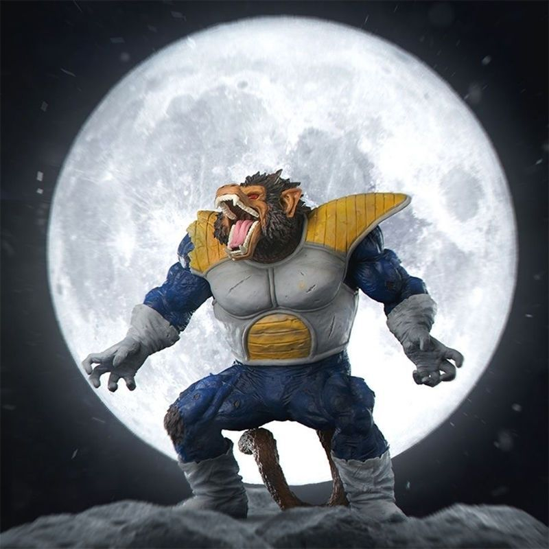 MH05 - Mô Hình Chất Lượng Cao Khỉ Xanh Vegeta Cao 30cm Và Khỉ Vàng Son Goku Cao 40cm - Mô Hình Dragon Ball Super