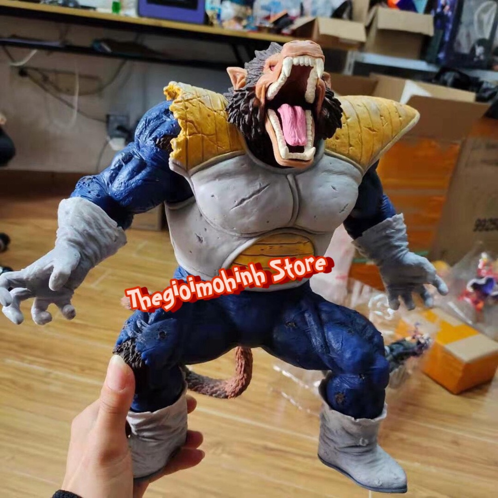 MH05 - Mô Hình Chất Lượng Cao Khỉ Xanh Vegeta Cao 30cm Và Khỉ Vàng Son Goku Cao 40cm - Mô Hình Dragon Ball Super