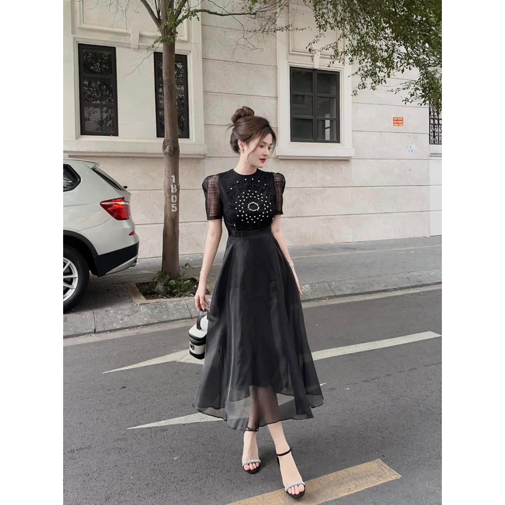 BIGSIZE Lady - Váy công chúa dáng dài kết ren sang trọng dự tiệc đi chơi