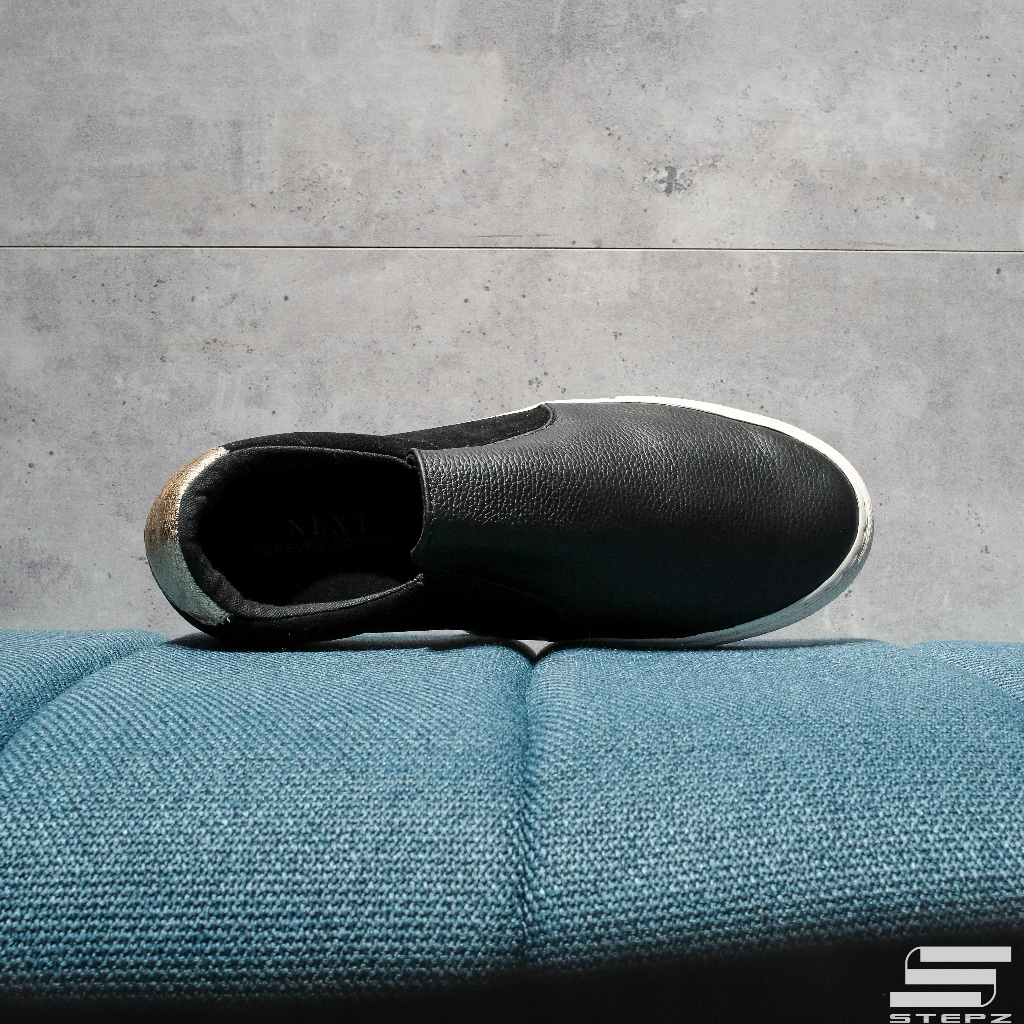 Giày Forever Comfort Slip-On Trainers Black Gold chính hãng