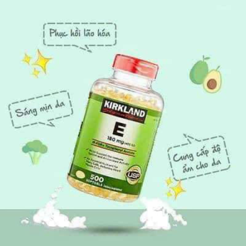 Viên Uống Bổ Sung Vitamin E Kirland