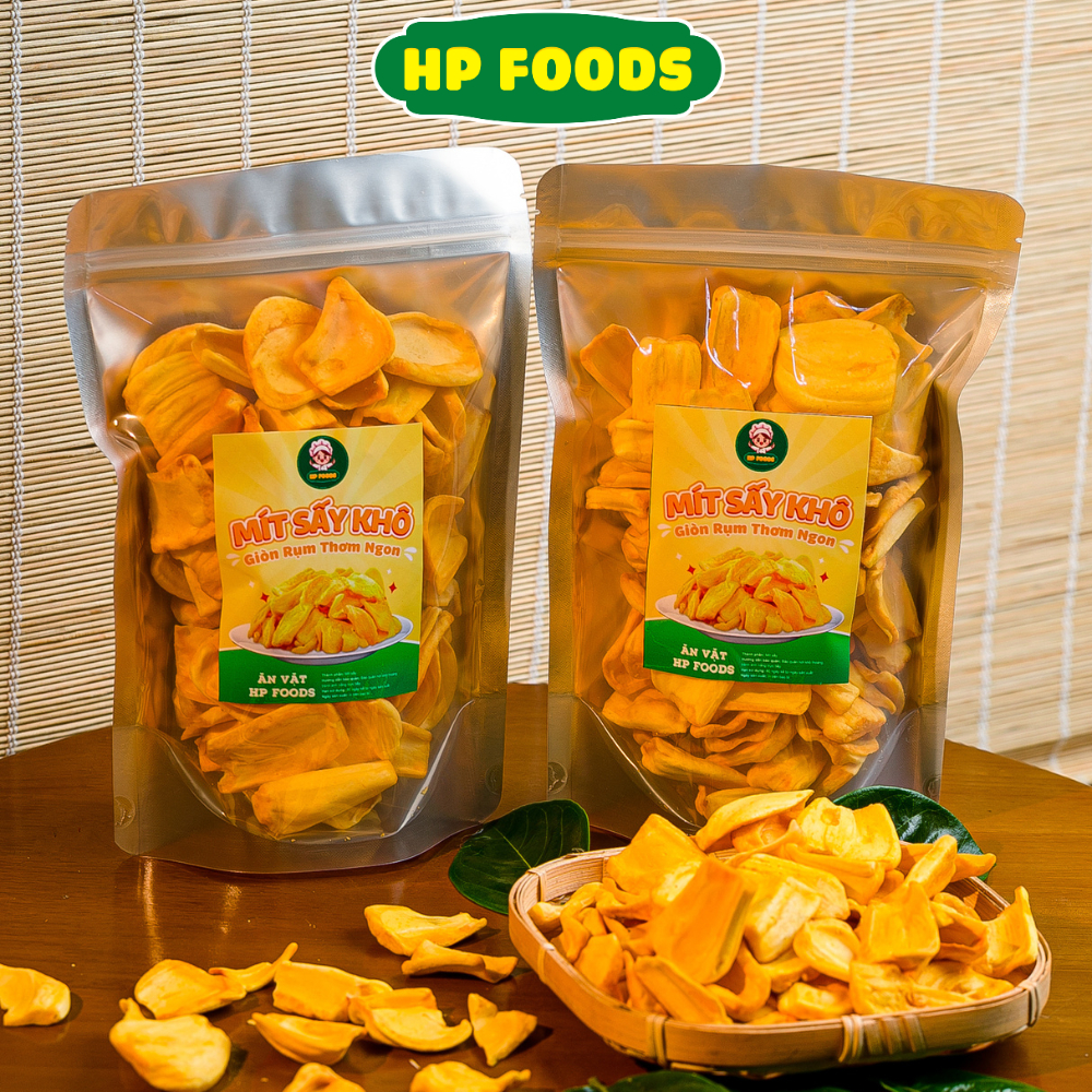 Mít Sấy Giòn Nguyên Cánh Không Đường tiêu chuẩn xuất khẩu tốt cho người ăn kiêng, giảm cân - HP FOODS