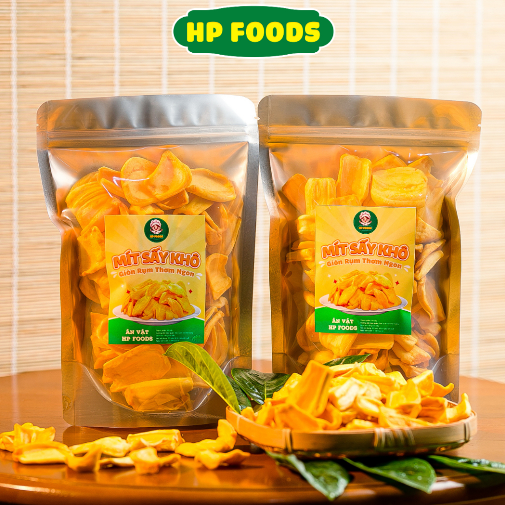 Mít Sấy Giòn Nguyên Cánh Không Đường tiêu chuẩn xuất khẩu tốt cho người ăn kiêng, giảm cân - HP FOODS