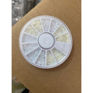 Khay hạt trai nửa nail