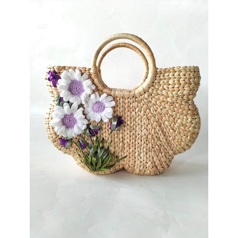 Giỏ hoa mai lớn