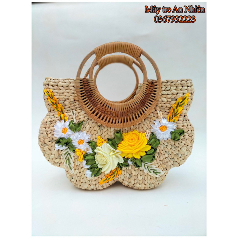 Giỏ hoa mai lớn