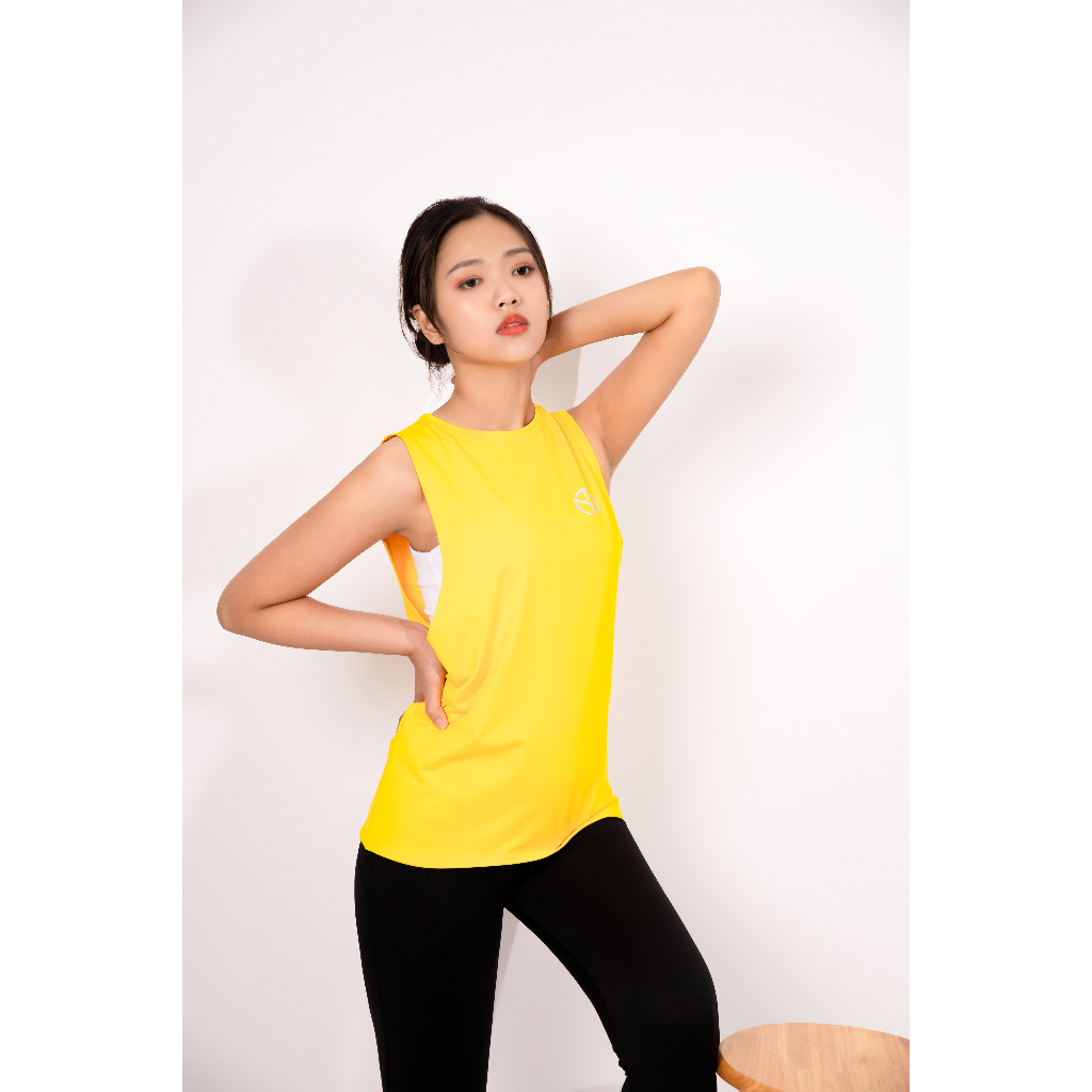Áo Tank Top thể thao Nữ tập Gym Yoga Pilates TYM TTWT001 - Vải mềm mại, thoáng mát - Form rộng - TYM FASHION