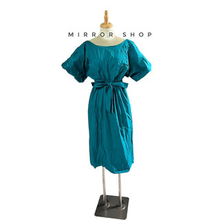 B16 - [Hàng shop lẻ size] Đầm tay bồng thắt eo freesize