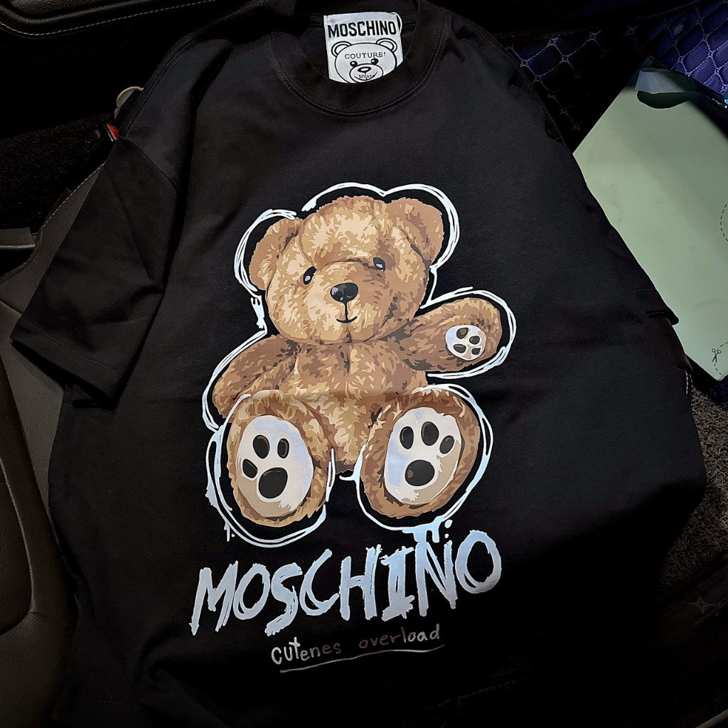 Áo Thun Gấu Moschino Form Rộng Tay Lỡ Vải , Áo Phông Local Brand Unisex Nam Nữ Cotton 100% Thoáng Mát | BigBuy360 - bigbuy360.vn