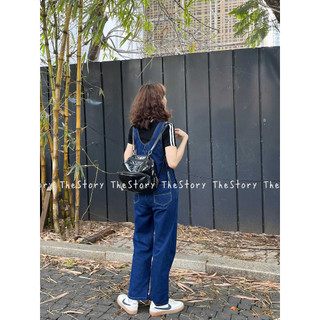 Quần yếm dài xanh [STORY] Q839 (ảnh thật)