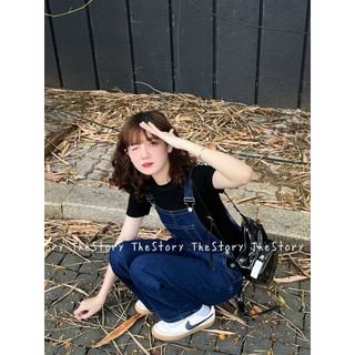 Quần yếm dài xanh [STORY] Q839 (ảnh thật)