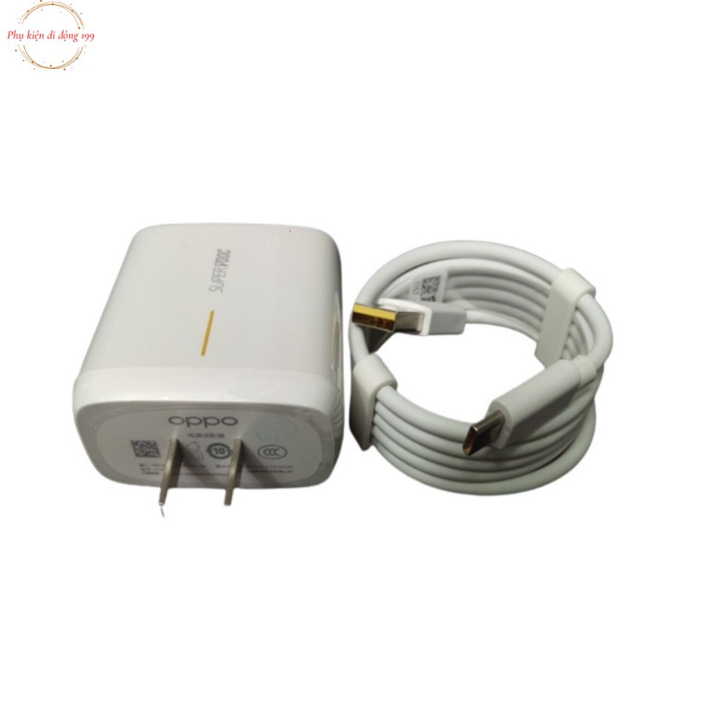 Bộ Sạc Nhanh OPPO 65W, Bộ sạc Super Vooc 65W Siêu Nhanh X2,Reno5,Realme 7 Pro,Reno4 Pro,Reno6 và các dòng type C