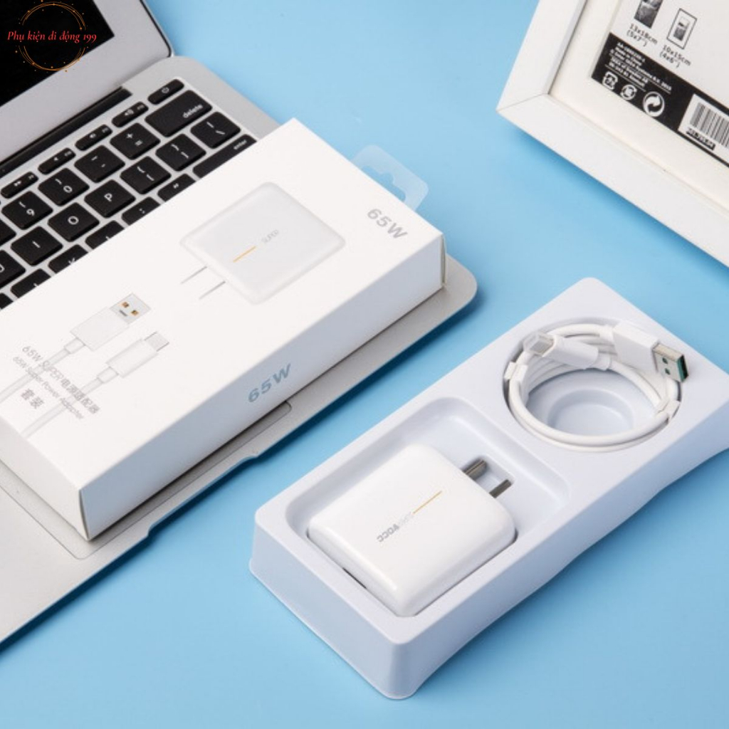 Bộ Sạc Nhanh OPPO 65W, Bộ sạc Super Vooc 65W Siêu Nhanh X2,Reno5,Realme 7 Pro,Reno4 Pro,Reno6 và các dòng type C