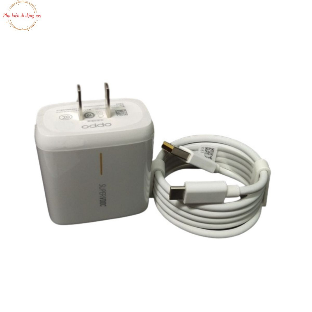 Bộ Sạc Nhanh OPPO 65W, Bộ sạc Super Vooc 65W Siêu Nhanh X2,Reno5,Realme 7 Pro,Reno4 Pro,Reno6 và các dòng type C
