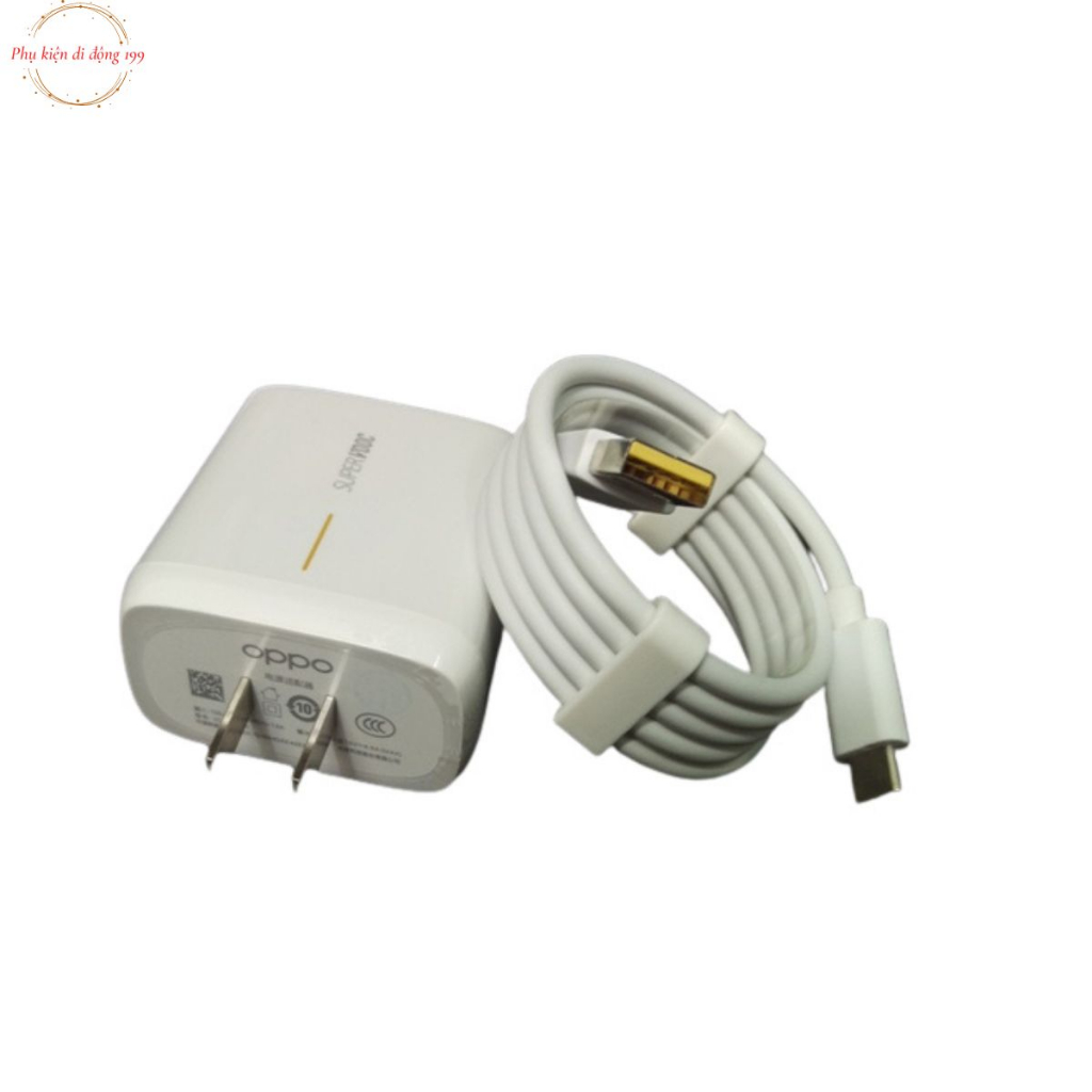 Bộ Sạc Nhanh OPPO 65W, Bộ sạc Super Vooc 65W Siêu Nhanh X2,Reno5,Realme 7 Pro,Reno4 Pro,Reno6 và các dòng type C