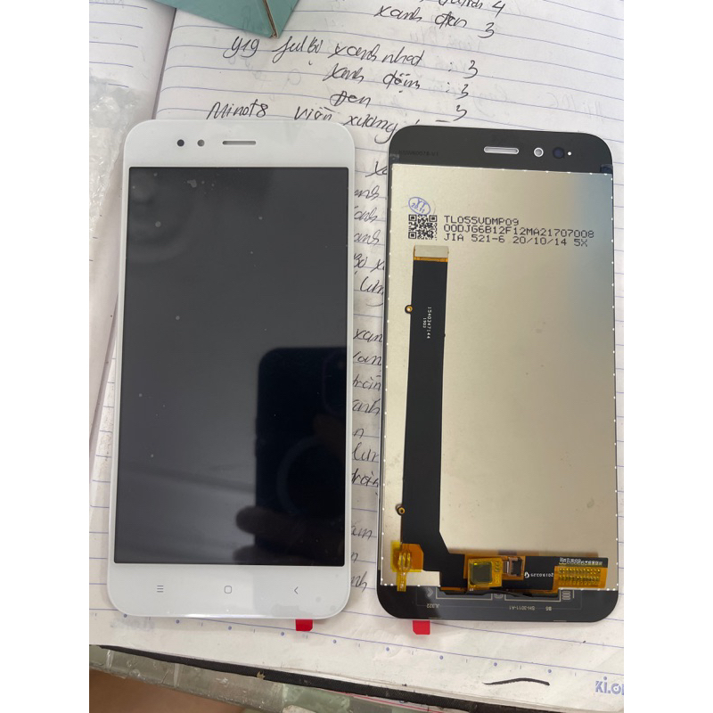 Màn hình full bộ mi A1  trắng