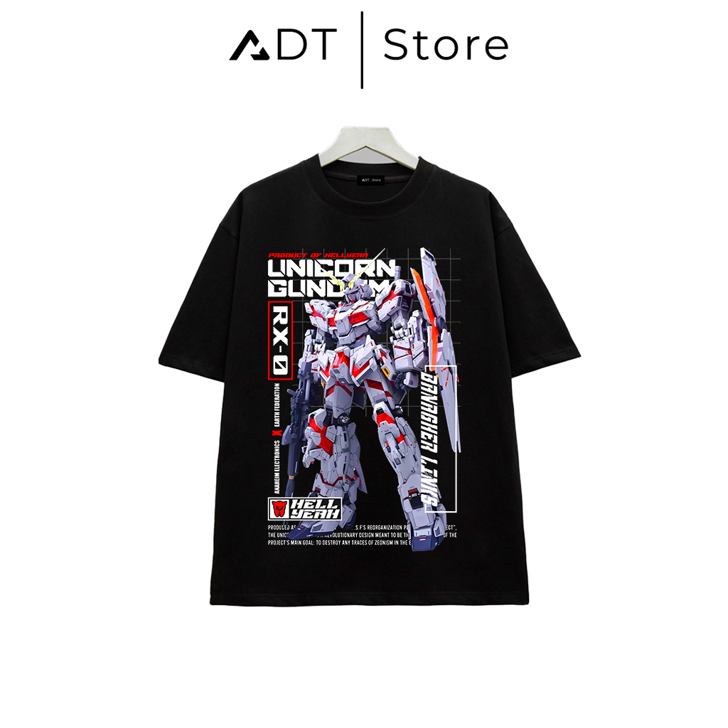 BST Áo thun ADTStore x Gundam. Mẫu hình in sắc nét. Áo thun Unisex in hình