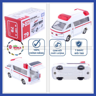 Xe mô hình Tomica Box Cứu thương Toyota Himedic. No.79. Tỷ lệ 1:64.