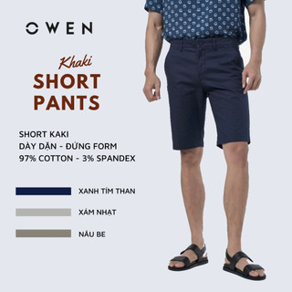 Owen - quần short khaki nam owen 22320/22316 - quần sooc nam kaki
