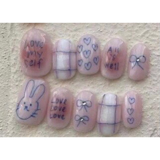 Nailbox thiết kế khách đặt style hàn quốc siêu xinh