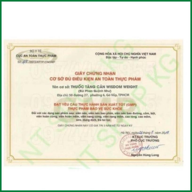 Vitamin Tăng Cân  Wisdom tăng Cân nhanh cấp tốc cho nngười gày