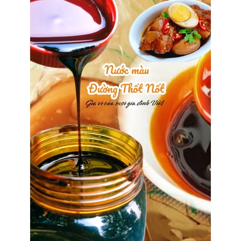 Nước Màu Đường Thốt Nốt - Caramel ( Nước Hàng)-Hộp 200g