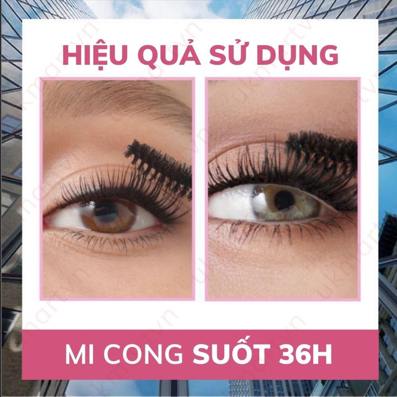 Mascara Dài và Cong Mi Maybelline New York Hyper Curl Waterproof Màu Đen