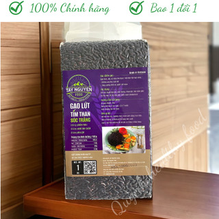 Gạo lứt tím than 1KG Tây Nguyên Food eat clean siêu ngon