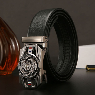 Thắt lưng mặt xoay nam thắt lưng nam cao cấp thời trang dây da khóa tự động