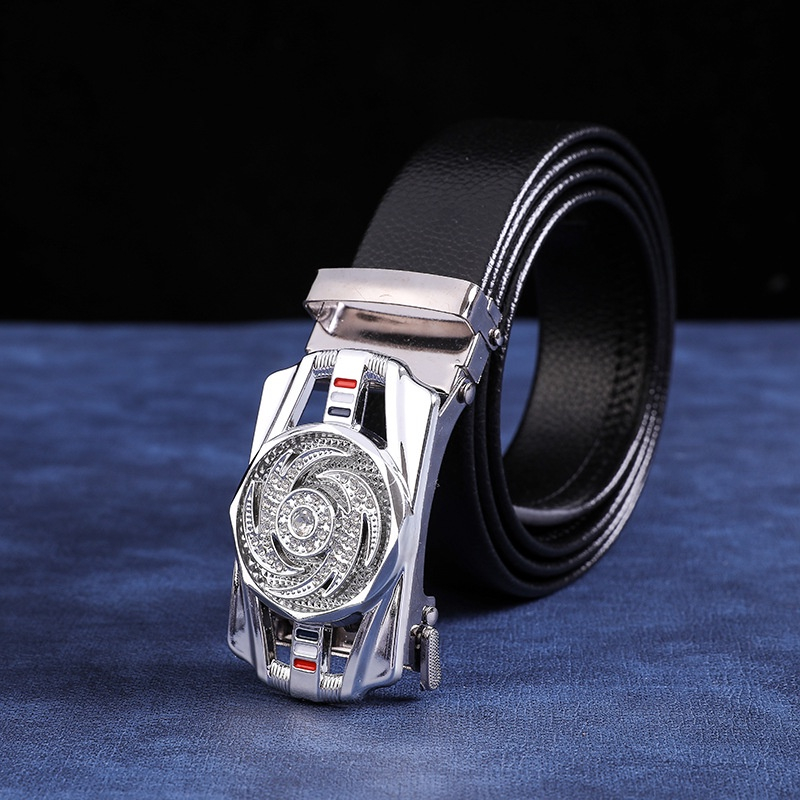 Thắt lưng mặt xoay nam thắt lưng nam cao cấp thời trang dây da khóa tự động