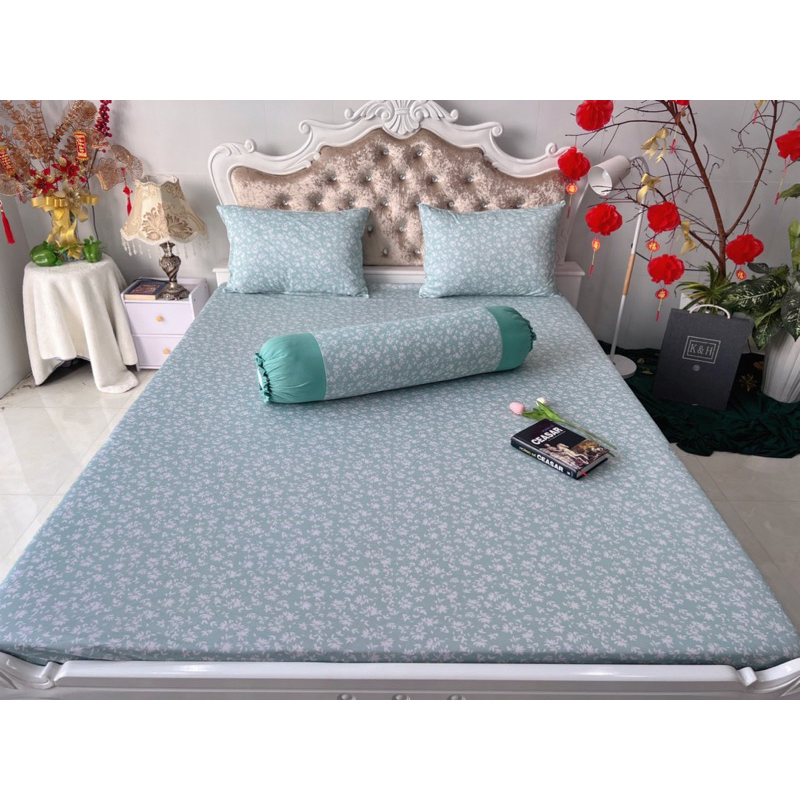 Bộ drap thun hàn quốc 4 món mát mịn