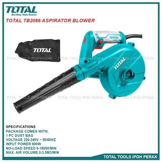 Máy thổi bụi quạt lò 600w total tb2066