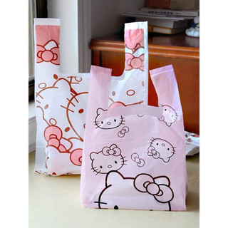 Túi nilon đựng hàng mèo Hello Kitty