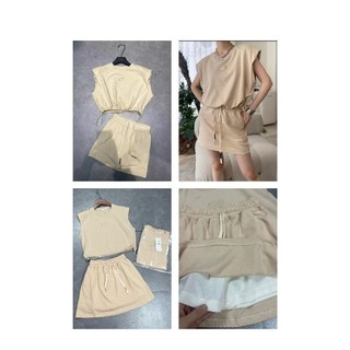 set bộ cotton tank top