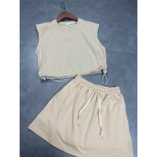 set bộ cotton tank top