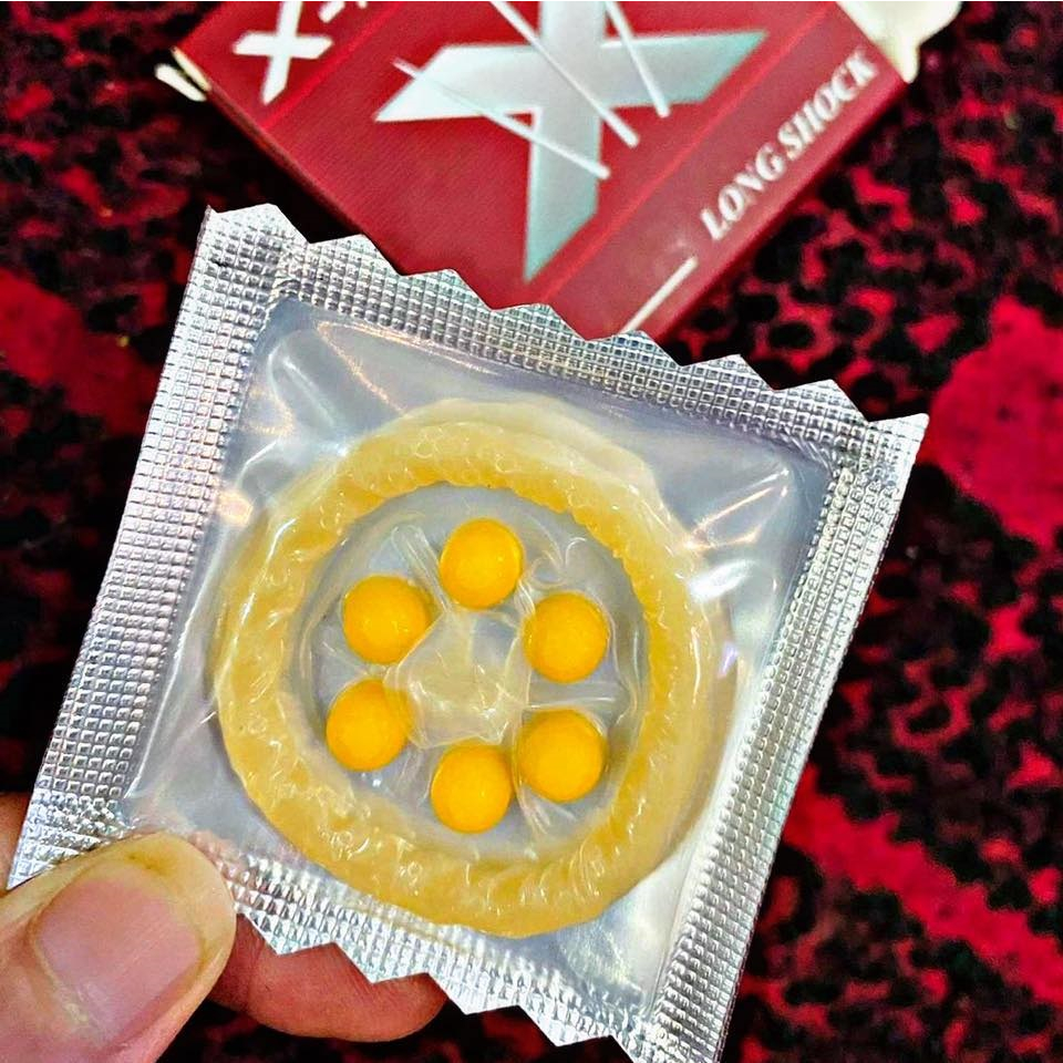 Bao cao su X-Men Siêu mỏng Gắn Bi Tăng Khoái cảm - BCS Xmen có 6 Bi lớn- Shop Anh Thư 89