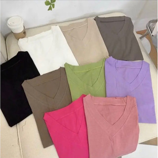 Áo phông nữ cotton giấy cổ tim bigsize