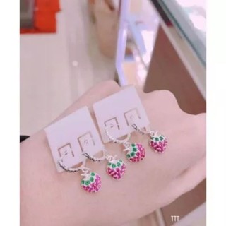 Bông tai bạc ta mẫu quả dâu. An Shop