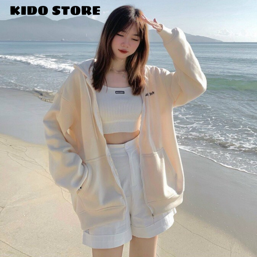 Áo khoác nỉ hoodie form rộng nam nữ unisex vải mềm mịn thoáng mát KDJK63 | BigBuy360 - bigbuy360.vn