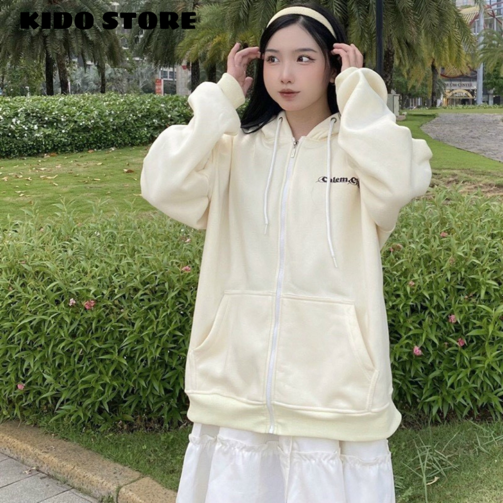 Áo khoác nỉ hoodie form rộng nam nữ unisex vải mềm mịn thoáng mát KDJK63 | BigBuy360 - bigbuy360.vn