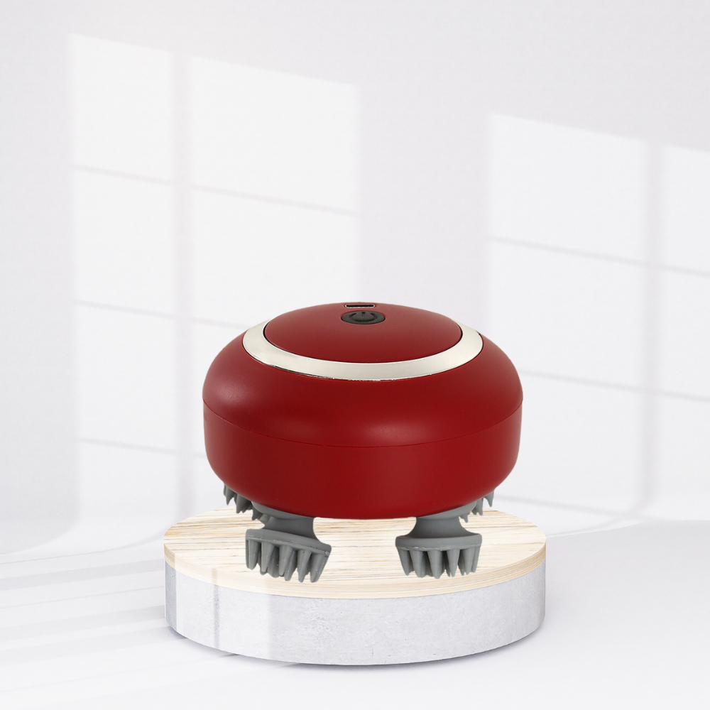 Máy massage đầu chạy điện không dây đa năng chống thấm nước giúp thư giãn đầu vai gáy