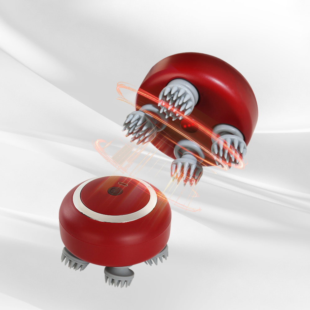 Máy massage đầu chạy điện không dây đa năng chống thấm nước giúp thư giãn đầu vai gáy