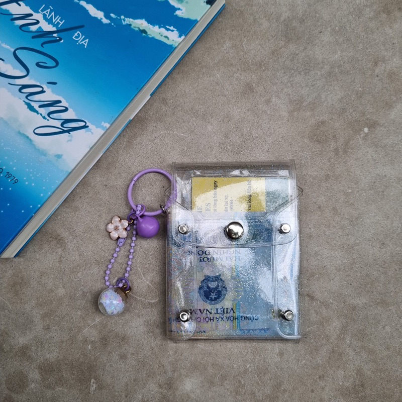 Móc Khoá Hoa Chuông Kèm Túi Hộp Đựng Ảnh/ Thẻ