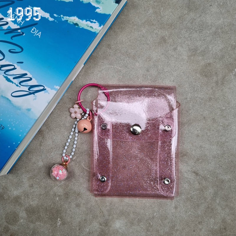 Móc Khoá Hoa Chuông Kèm Túi Hộp Đựng Ảnh/ Thẻ