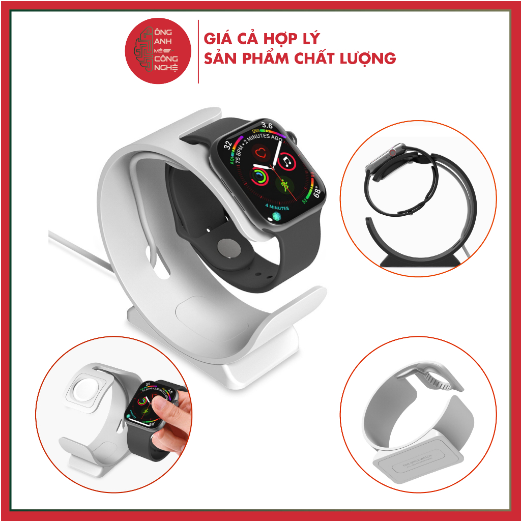 Giá Đỡ Đồng Hồ Thông Minh Apple Watch Series 7 6 5 4 3 2 1 38 42 40 45 41 mm bằng nhựa